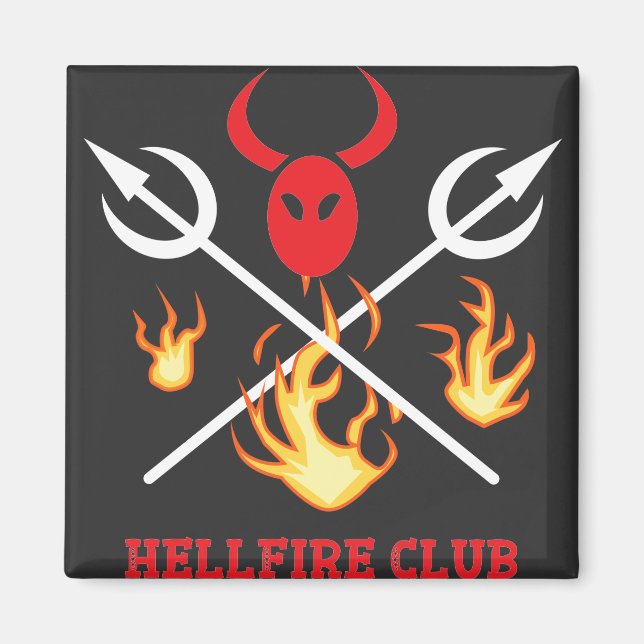 Hellfire Club Sign Magnet (Vorne)
