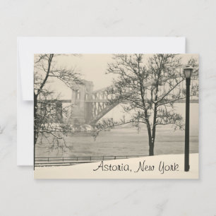 Hellgate Bridge, Astoria New York Postcard Postkarte