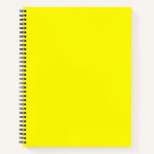 Hellgelb (feste Farbe)  Notizbuch