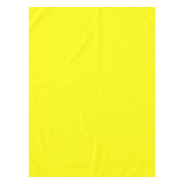 Hellgelb (feste Farbe)  Tischdecke (Vorderseite)