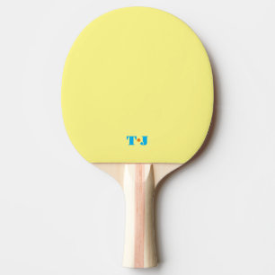 Hellgelb Personalisiert Tischtennis Schläger