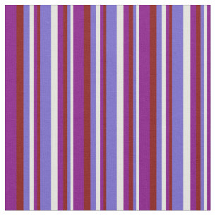Hellgelb, schieferblau, Maroon und Lila gefärbt Stoff