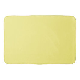 Hellgelb: Solide Farbe Badematte