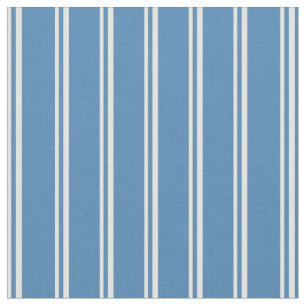 Hellgelb und blau gefärbtes Muster Stoff