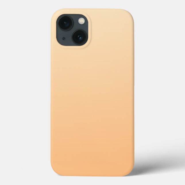Hellgelb und orange Farblinie Case-Mate iPhone Hülle (Rückseite)