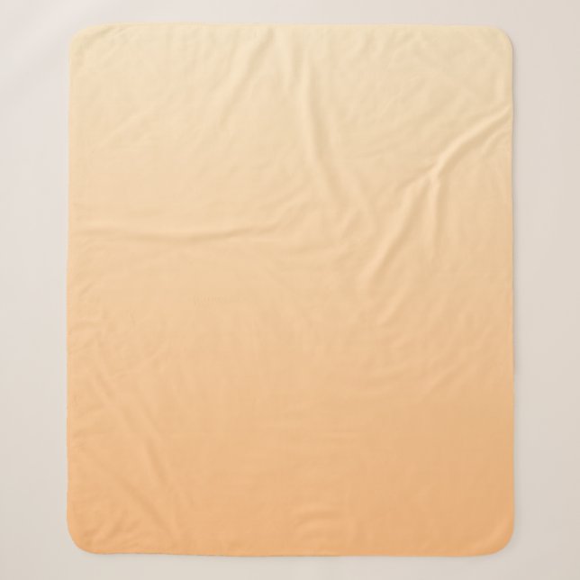 Hellgelb und orange Farblinie Sherpadecke (Vorderseite)