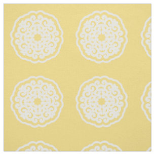 Hellgelbe asiatische Stimmungen Mandalla ~ kleines Stoff