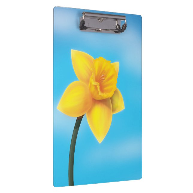 Hellgelbe Daffodin Klemmbrett (Rechts)