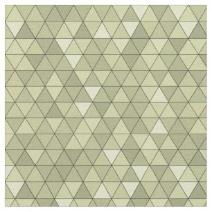 Hellgelbe Dreiecke Geometrisches Fahrzeug Stoff