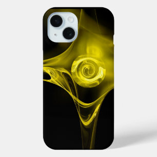 HELLGELBE FRACTALROSE Case-Mate iPhone HÜLLE