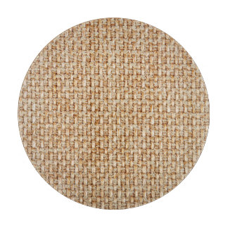 Hellgelbe Gingham-Textur. Schneidebrett