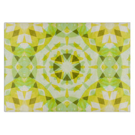 Hellgelbe grüne Sommer-Star Dopamin-Dekoration Schneidebrett