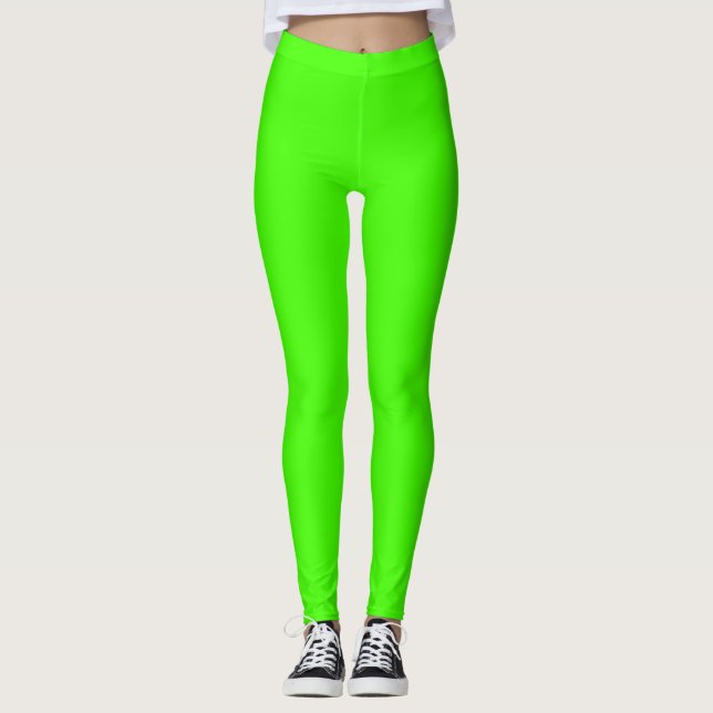 Hellgelbe Leggings (Vorderseite)