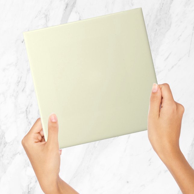 Hellgelbe Solid-Farbtafel Fliese (Light Yellow Solid Color Tile
)