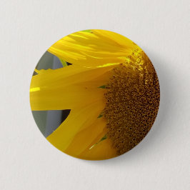 Hellgelbe Sonnenblume Button