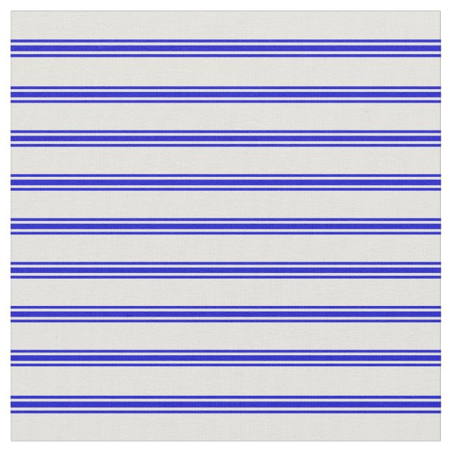 Hellgelbe und blaue farbige Linien Stoff (Nahaufnahme)