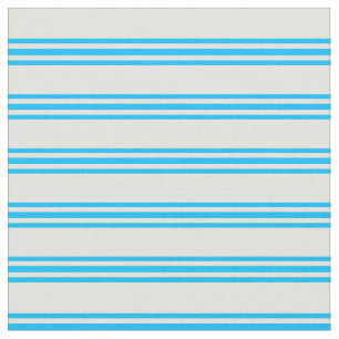 Hellgelbe und tiefblaue blaue Linien Stoff