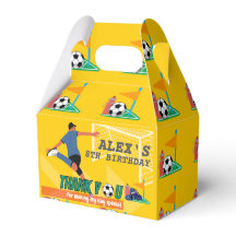 Hellgelber Fun Fußball Danke, dass Sie Geburtstag