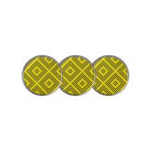 Hellgelber Golf Ball Marker