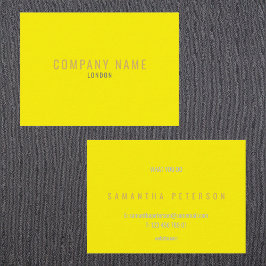 Hellgelber Nebel und Gold Visitenkarte