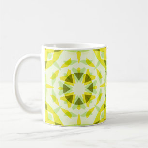 Hellgelber Sommer-Star Dopamin Deco Tee Kaffeetasse