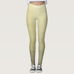 Hellgelbes, graues Ober-Farbverlaufsmuster Leggings