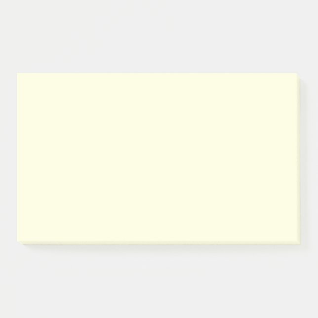 Hellgelbes JUMBO Post-it Klebezettel (Vorderseite)