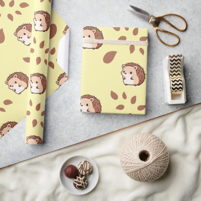 Hellgelbes, nahtloses Schleifpapier Gemütlicher Ig Geschenkpapier (Kunsthandwerk)