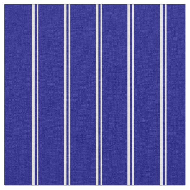 Hellgelbes und blaues Muster der Streifen Stoff (Nahaufnahme)