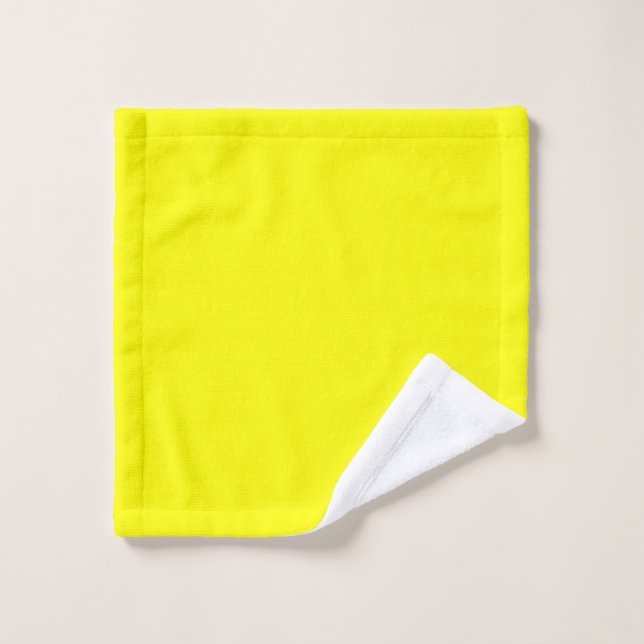 Hellgelbes Waschtuch - Soft & Absorbent Waschlappen (Waschlappen)