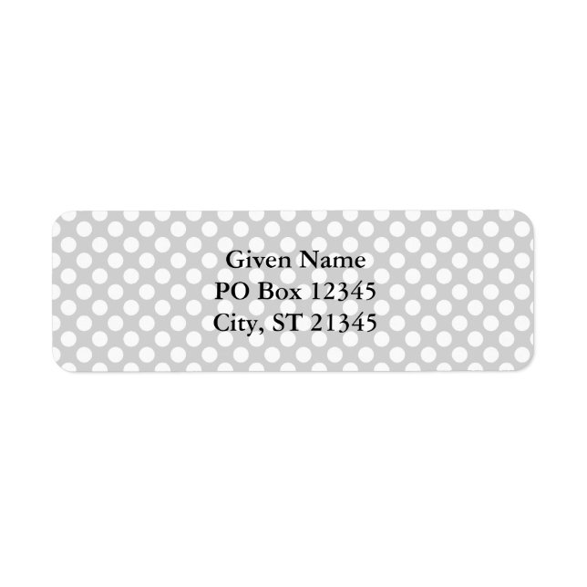 Hellgrau mit Punkten (Vorne)