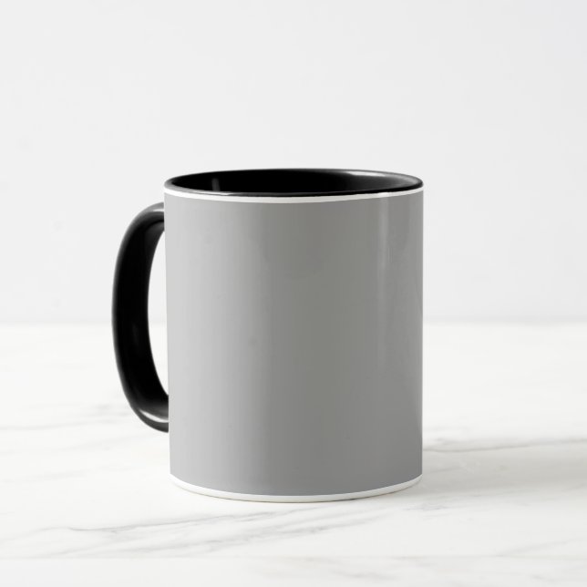 Hellgrau Tasse (Vorderseite Links)