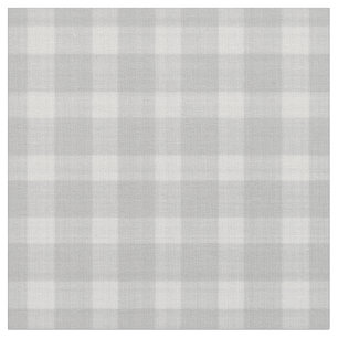hellgrau und weiß kariert Gingham-Karomuster Stoff
