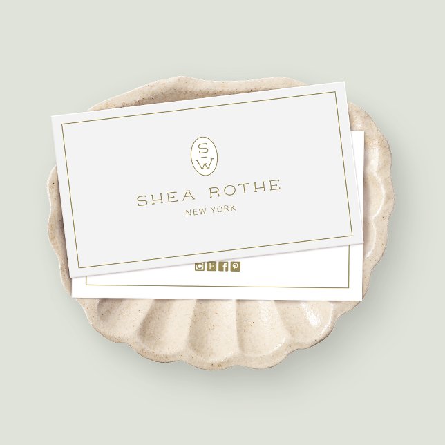 Hellgraue Berufliche, moderne Zwei-Buchstaben-Mono (Von Creator hochgeladen)