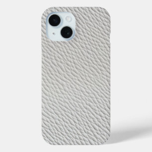 Hellgraue Lederoptik-Handyhülle Case-Mate iPhone Hülle