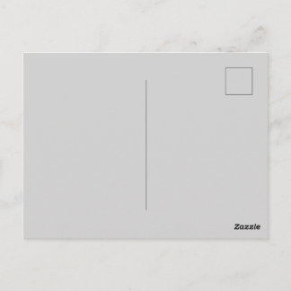 Hellgraue Postkarte mit personalisiertem Grußdesig