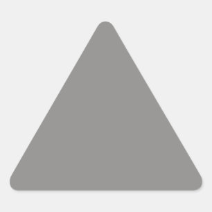 Hellgraue Triangle-Aufkleber Dreieckiger Aufkleber