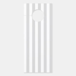 Hellgraue und weiße Streifen Türanhänger