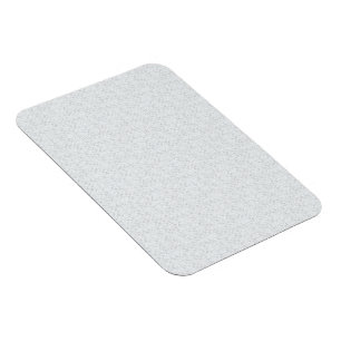Hellgraues geometrisches Blumenmuster Magnet