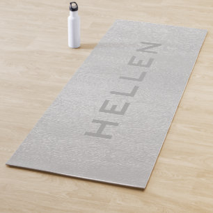 Hellgraues Imitat Yogamatte