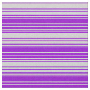 Hellgraues und dunkles violettes Streifenmuster Stoff
