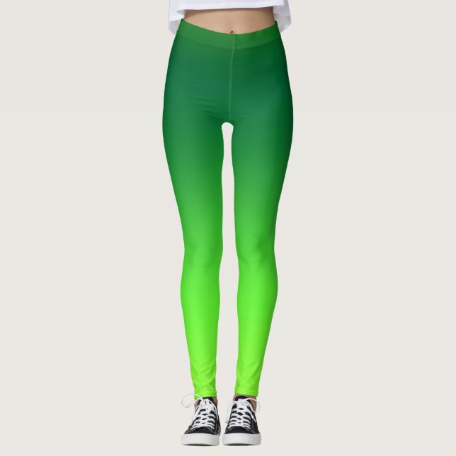 Hellgrün Leggings (Vorderseite)
