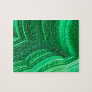Hellgrün Malachite Mineral Puzzle