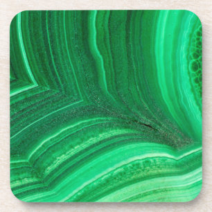 Hellgrün Malachite Mineral Untersetzer