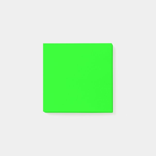 Hellgrün Post-it Klebezettel (Vorderseite)