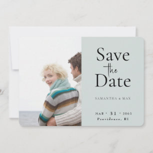 Hellgrün Sage Die Zwei von Uns Foto Speichern Sie Save The Date