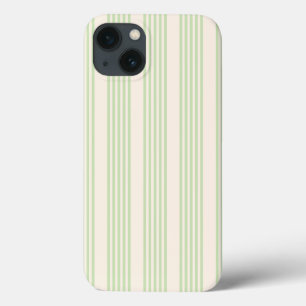 Hellgrün und beige, fünf Streifen Case-Mate iPhone Hülle