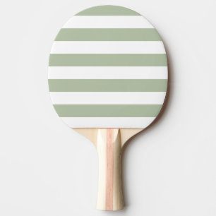 Hellgrün und weiße Streifen Tischtennis Schläger