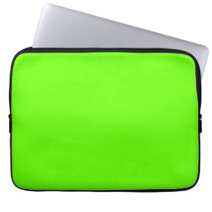 Hellgrün (Vollfarbe) Laptopschutzhülle