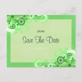 Hellgrüne Ankündigung Datum freihalten